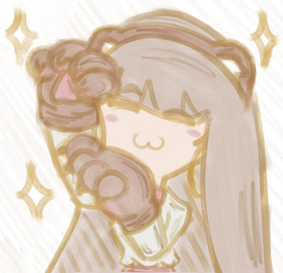 my sona in bear cosplay