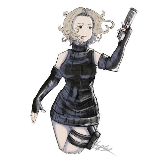 grace ashcroft fanart