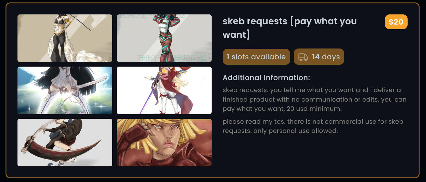 skeb requests