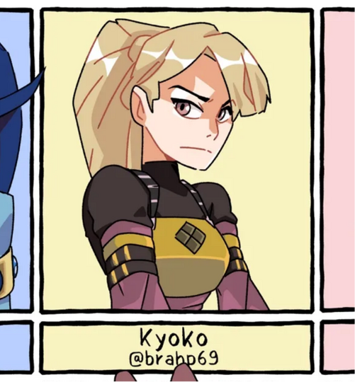 paid | fanart | free kyoko by Guolfo